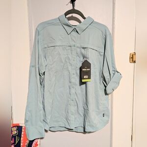 NWT REI Women's Sahara Button Down Shirt XL Outdoors